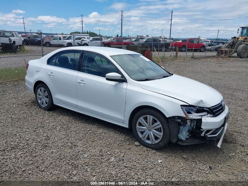 2017 VOLKSWAGEN JETTA 1.4T S