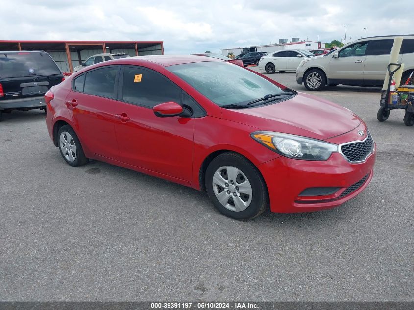 2016 KIA FORTE LX