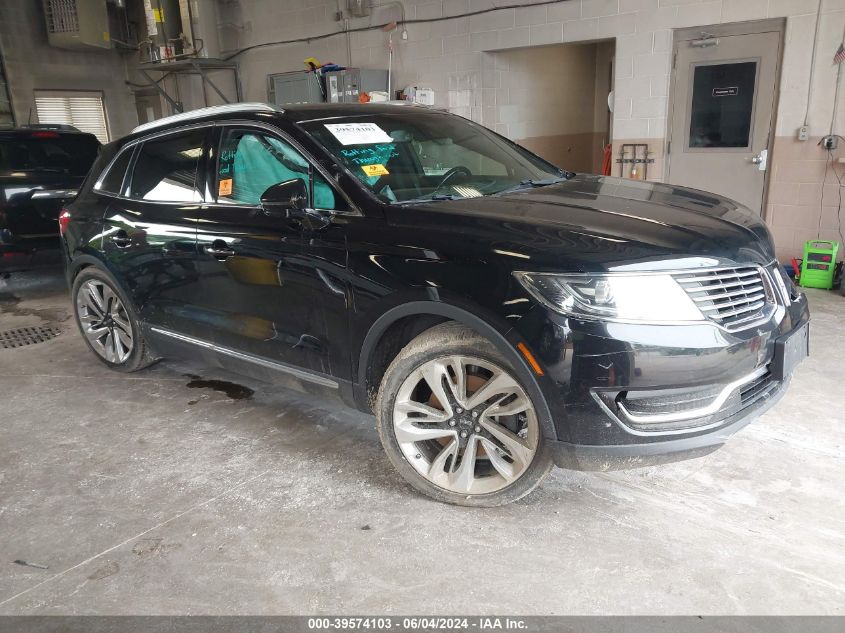 2016 LINCOLN MKX RESERVE