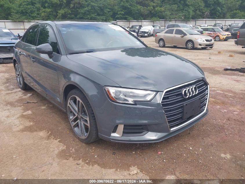 2018 AUDI A3 2.0T PREMIUM/2.0T TECH PREMIUM