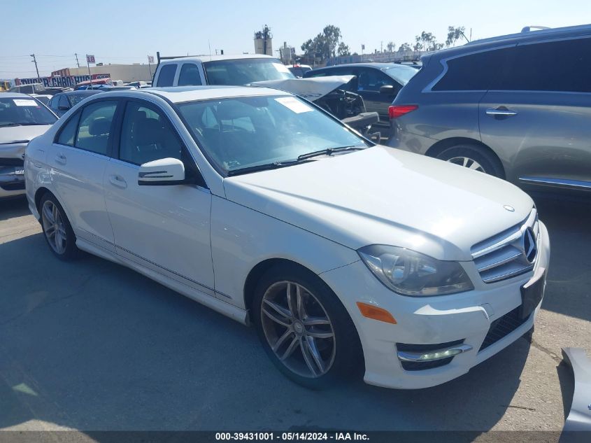 2012 MERCEDES-BENZ C 300 LUXURY 4MATIC/SPORT 4MATIC