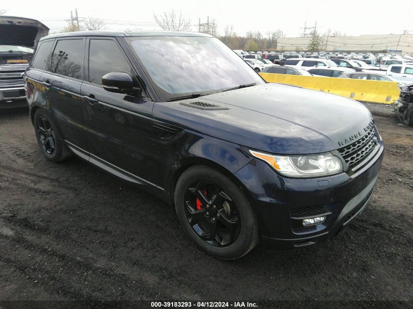 2017 LAND ROVER RANGE ROVER SPORT 3.0L V6 SUPERCHARGED HSE