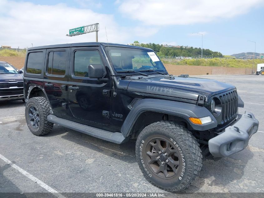 2020 JEEP WRANGLER UNLIMITED WILLYS 4X4