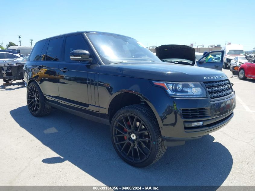 2016 LAND ROVER RANGE ROVER 5.0L V8 SUPERCHARGED