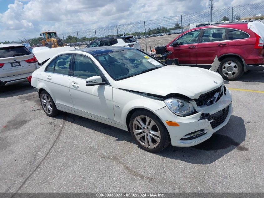 2012 MERCEDES-BENZ C 250 LUXURY/SPORT