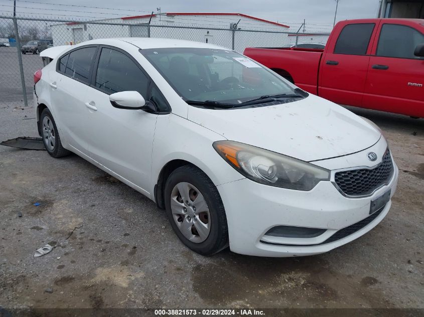 2016 KIA FORTE LX