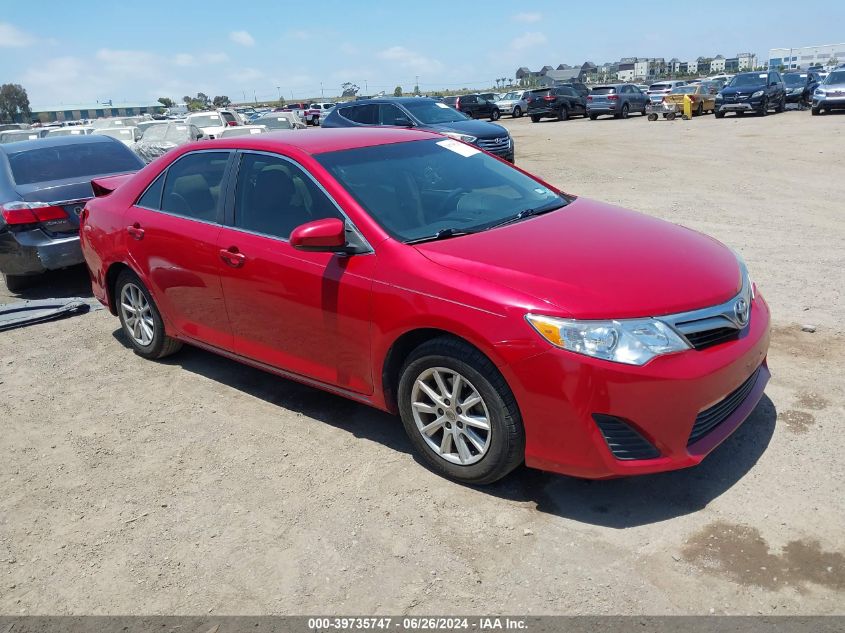 2012 TOYOTA CAMRY LE