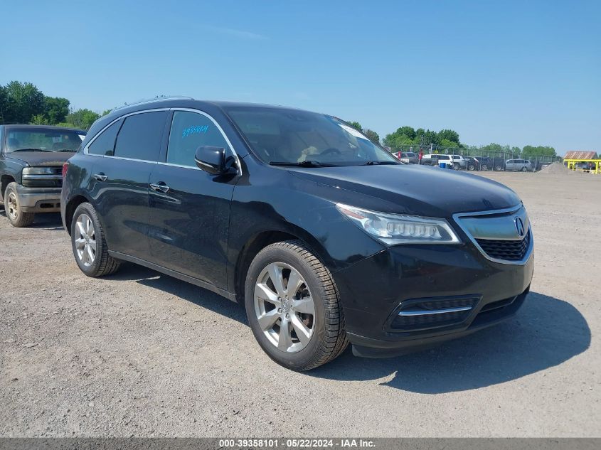 2016 ACURA MDX ADVANCE   ENTERTAINMENT PACKAGES/ADVANCE PACKAGE