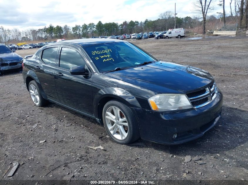 2012 DODGE AVENGER SXT PLUS