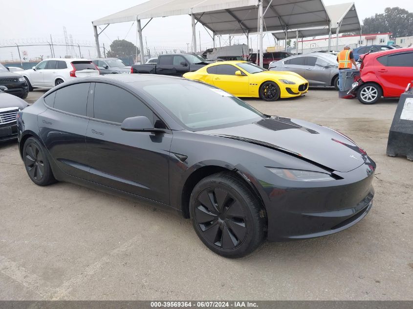 2024 TESLA MODEL 3 REAR-WHEEL DRIVE