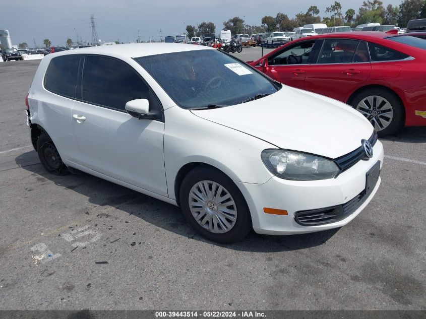 2013 VOLKSWAGEN GOLF 2.5L 2-DOOR