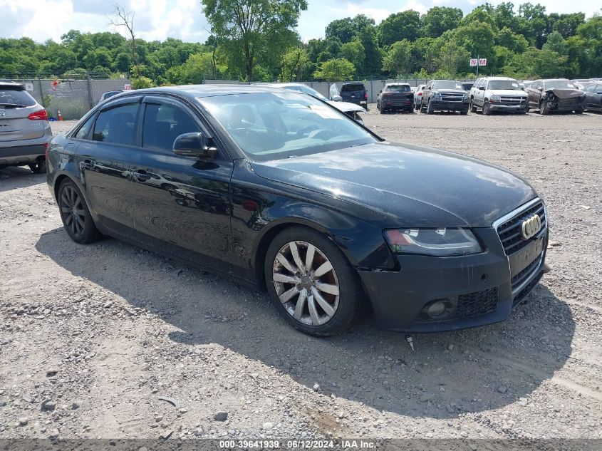 2012 AUDI A4 2.0T PREMIUM