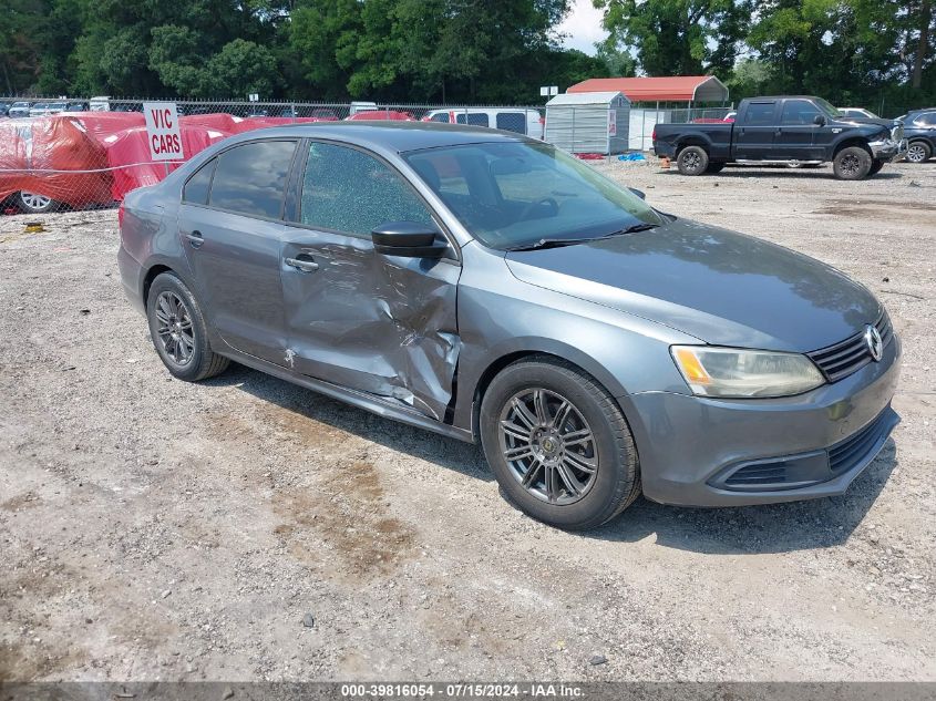 2012 VOLKSWAGEN JETTA 2.0L S