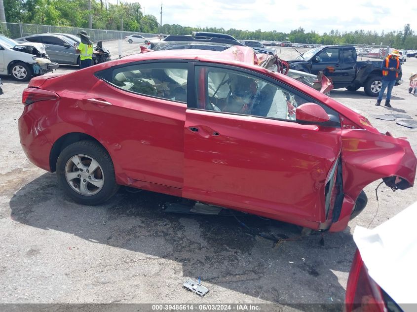 2014 HYUNDAI ELANTRA SE/SPORT/LIMITED