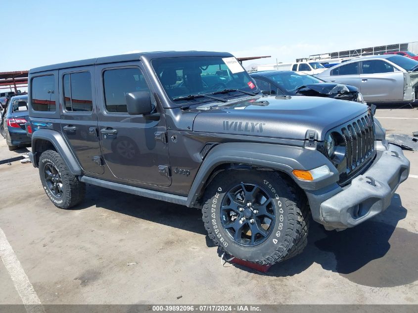 2020 JEEP WRANGLER UNLIMITED WILLYS 4X4