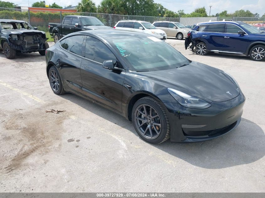 2022 TESLA MODEL 3 REAR-WHEEL DRIVE