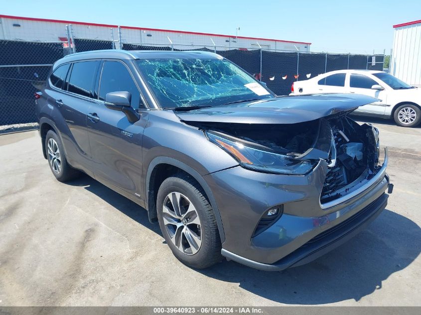 2021 TOYOTA HIGHLANDER HYBRID XLE