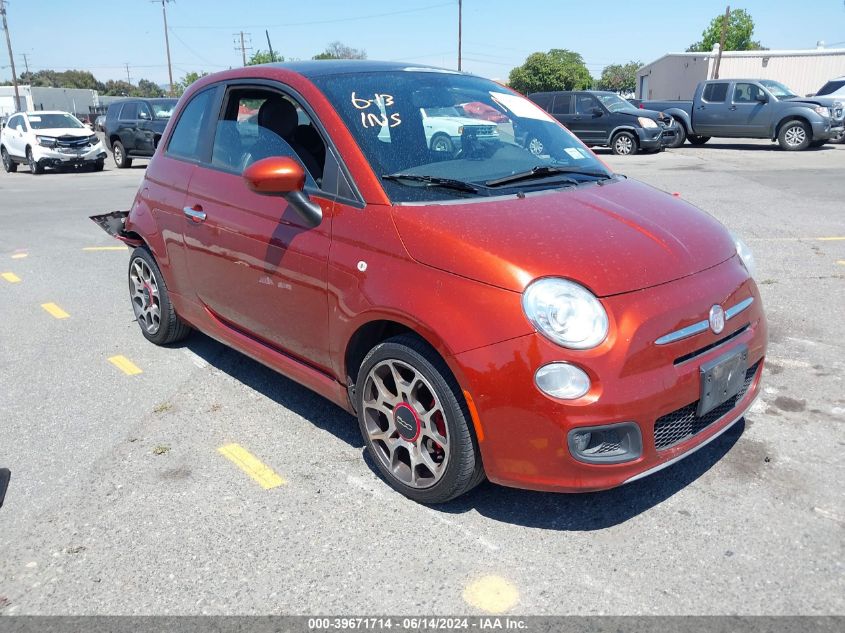 2012 FIAT 500 SPORT