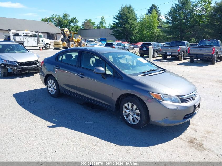 2012 HONDA CIVIC LX