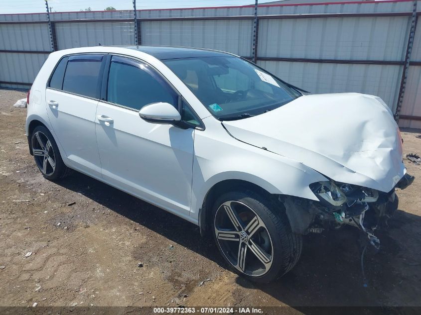 2015 VOLKSWAGEN GOLF TSI SEL