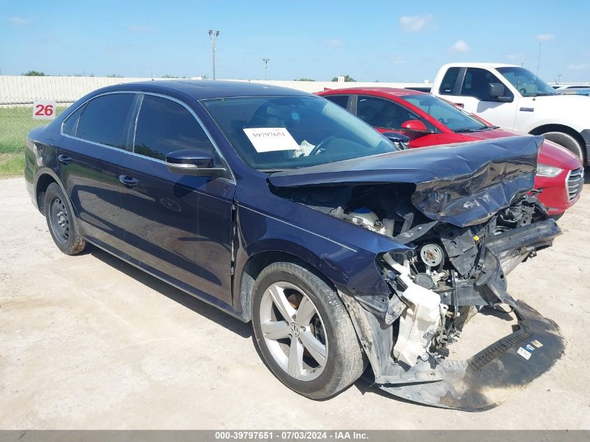 2013 VOLKSWAGEN PASSAT 2.5L SE