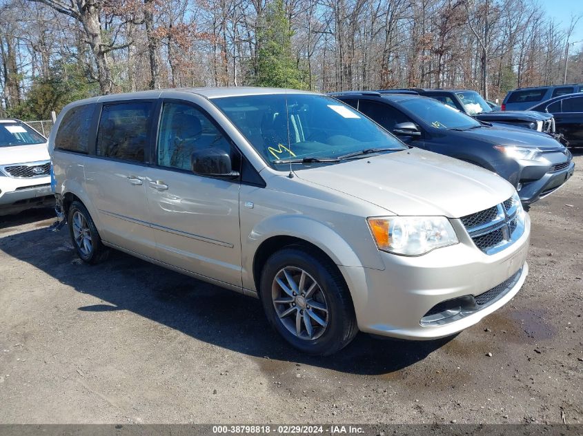 2014 DODGE GRAND CARAVAN SE 30TH ANNIVERSARY