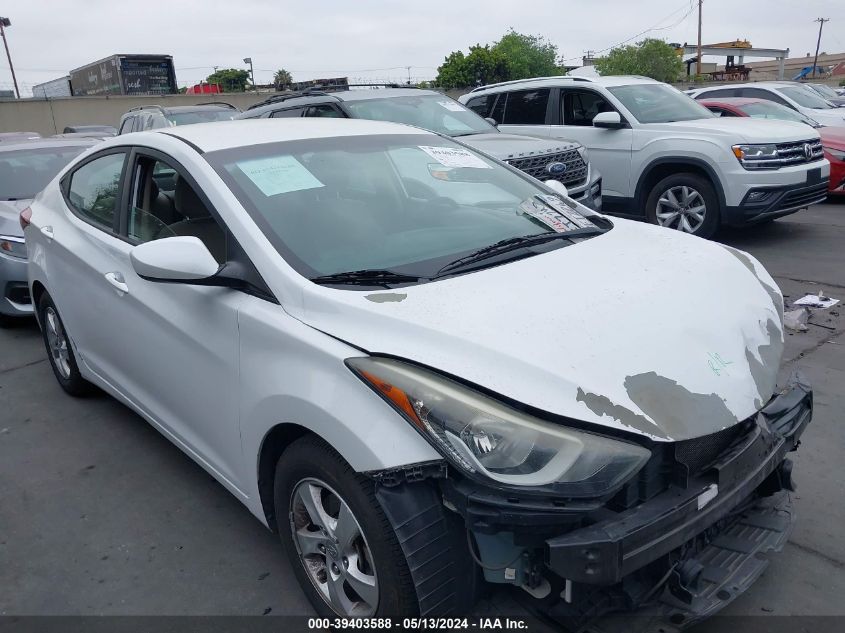 2015 HYUNDAI ELANTRA SE