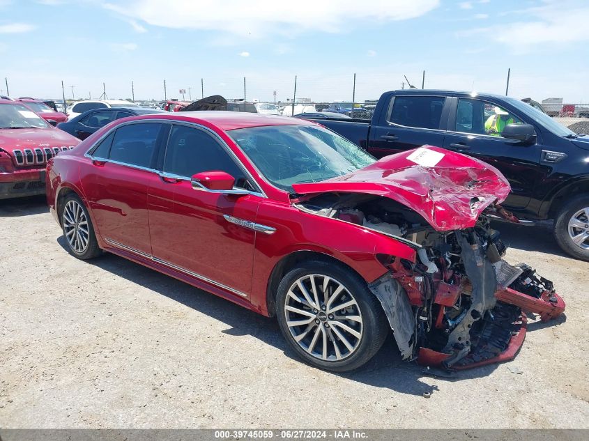 2017 LINCOLN CONTINENTAL SELECT