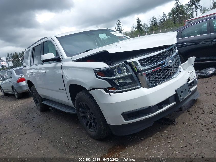 2017 CHEVROLET TAHOE LT