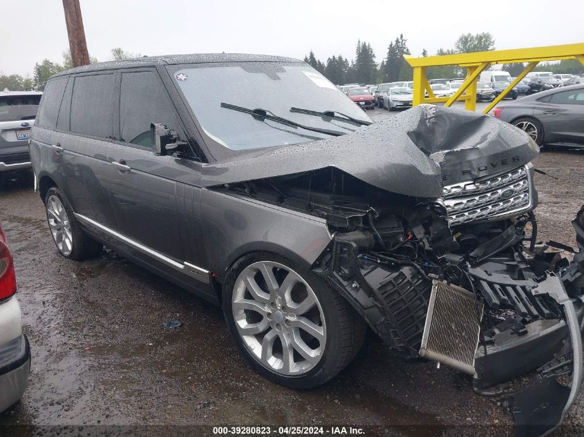 2014 LAND ROVER RANGE ROVER 5.0L V8 SUPERCHARGED AUTOBIOGRAPHY