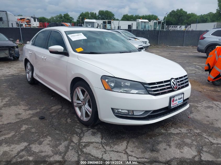 2013 VOLKSWAGEN PASSAT 3.6L V6 SE