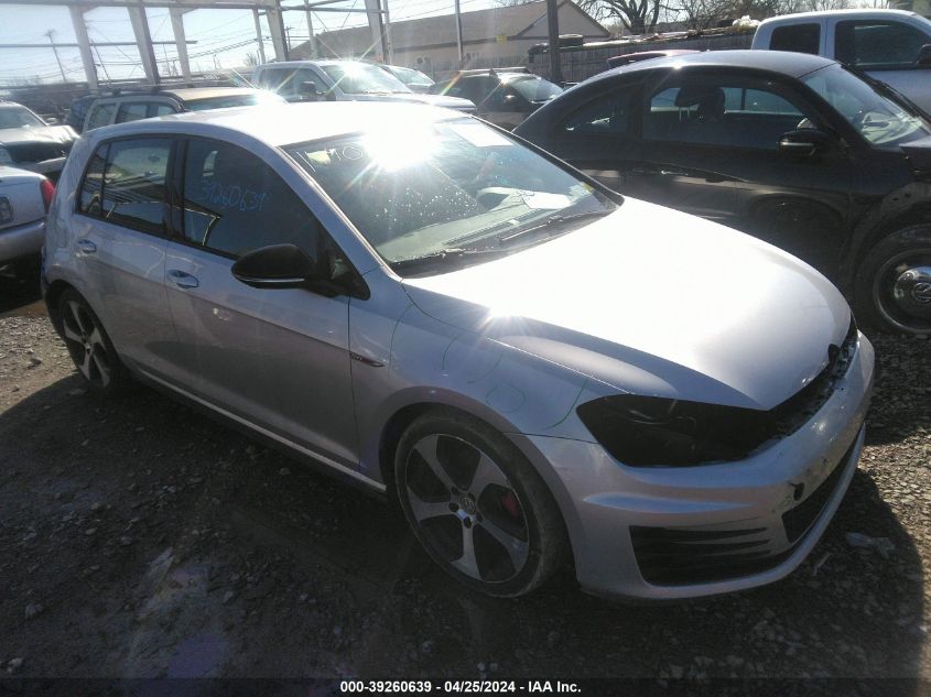 2016 VOLKSWAGEN GOLF GTI S 4-DOOR