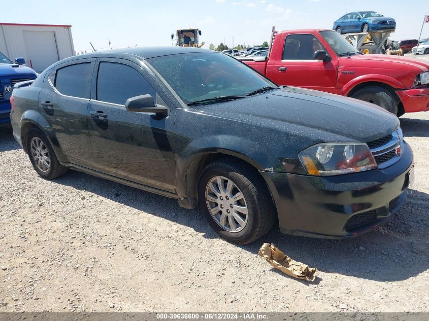 2013 DODGE AVENGER SE V6