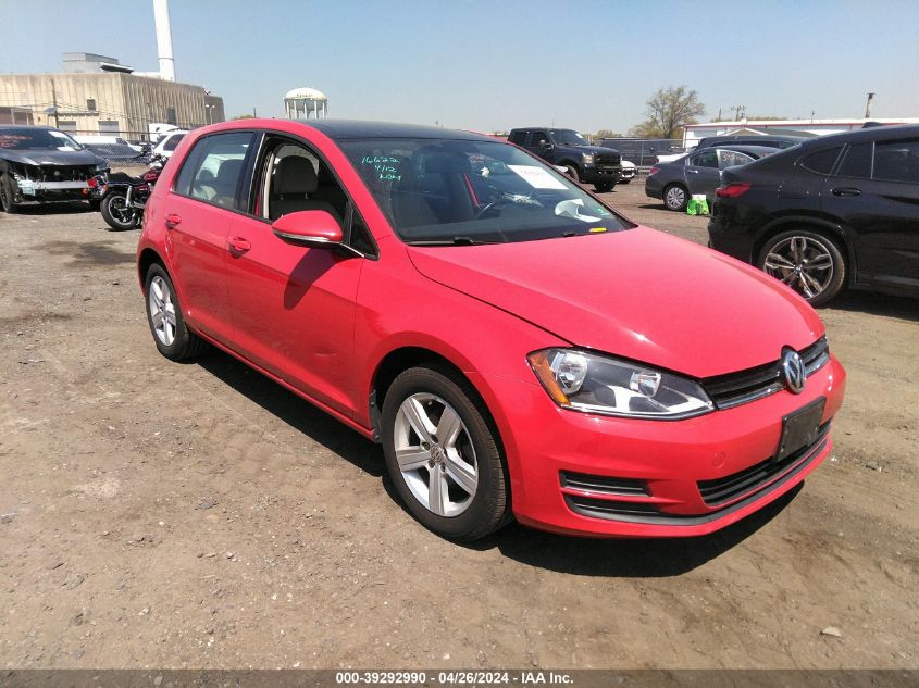 2017 VOLKSWAGEN GOLF TSI S 4-DOOR/TSI SE 4-DOOR/TSI SEL 4-DOOR/TSI WOLFSBURG EDITION 4-DOOR