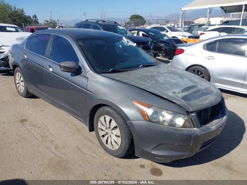 2010 HONDA ACCORD 2.4 LX