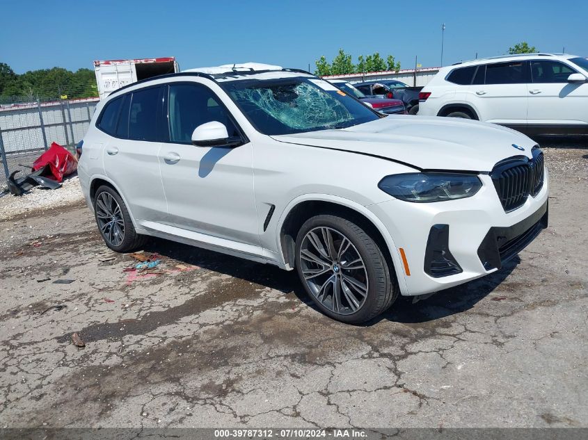 2022 BMW X3 SDRIVE30I