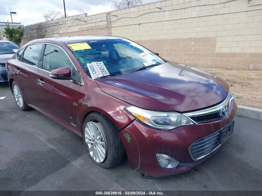 2013 TOYOTA AVALON HYBRID XLE TOURING