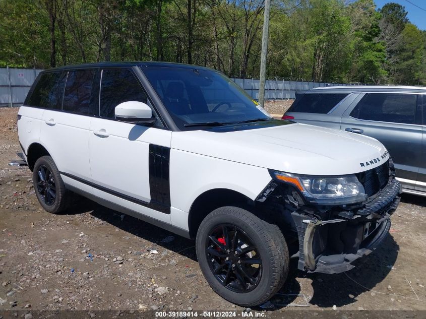 2016 LAND ROVER RANGE ROVER 3.0L V6 TURBOCHARGED DIESEL TD6