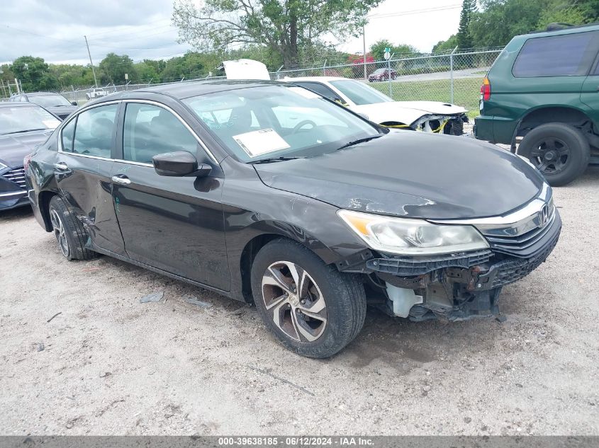 2016 HONDA ACCORD LX