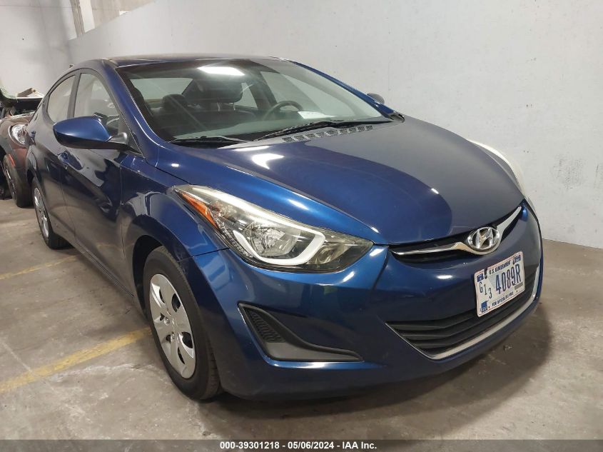 2016 HYUNDAI ELANTRA SE