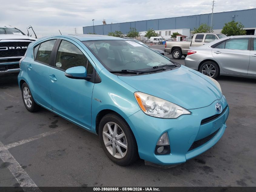 2013 TOYOTA PRIUS C FOUR