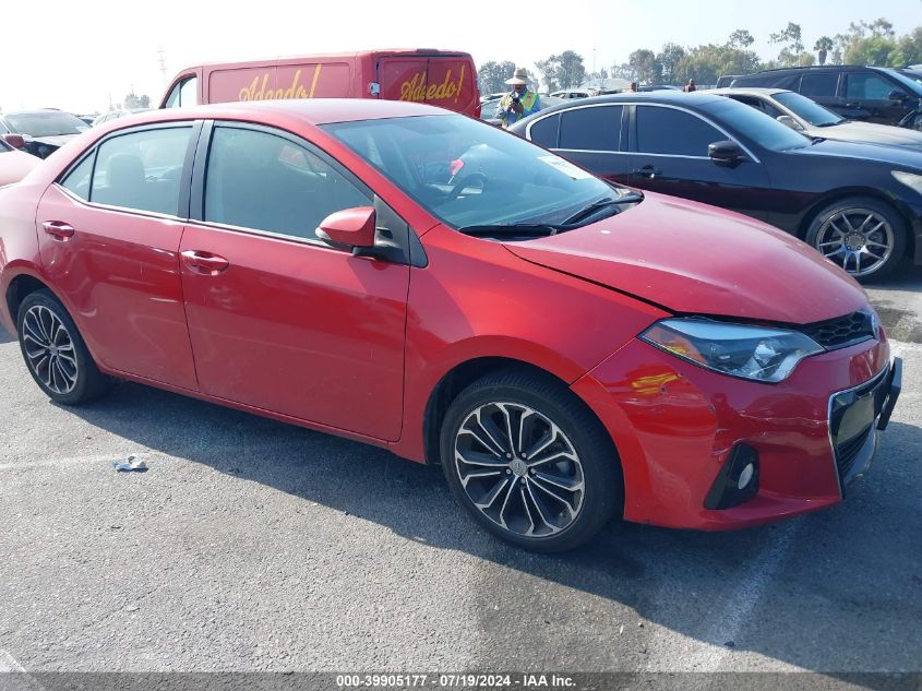 2016 TOYOTA COROLLA S PLUS