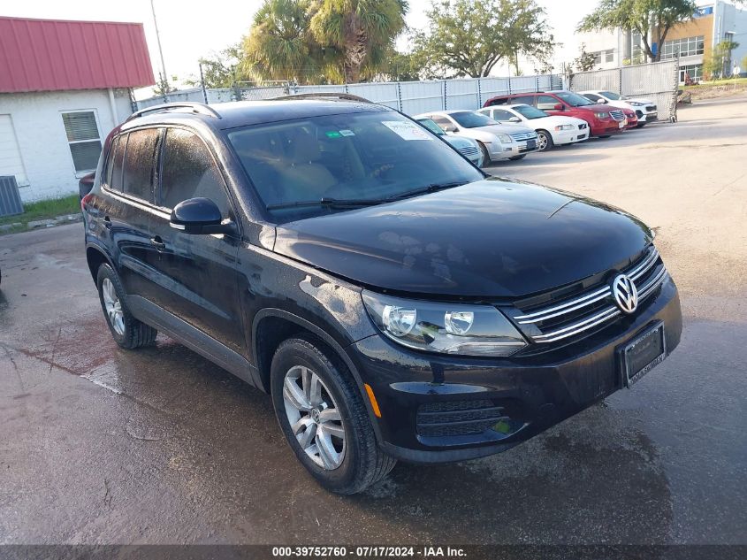 2016 VOLKSWAGEN TIGUAN S