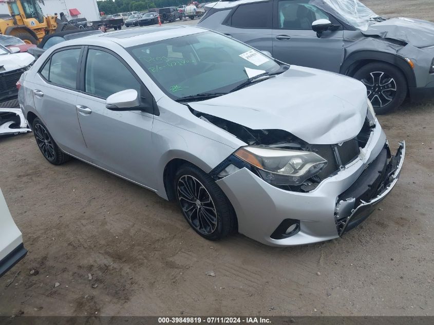 2014 TOYOTA COROLLA S PLUS