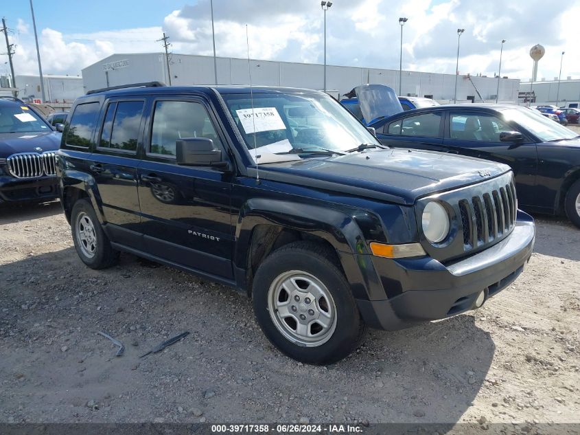 2013 JEEP PATRIOT SPORT