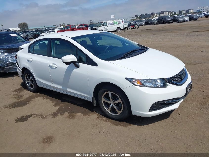 2015 HONDA CIVIC SE