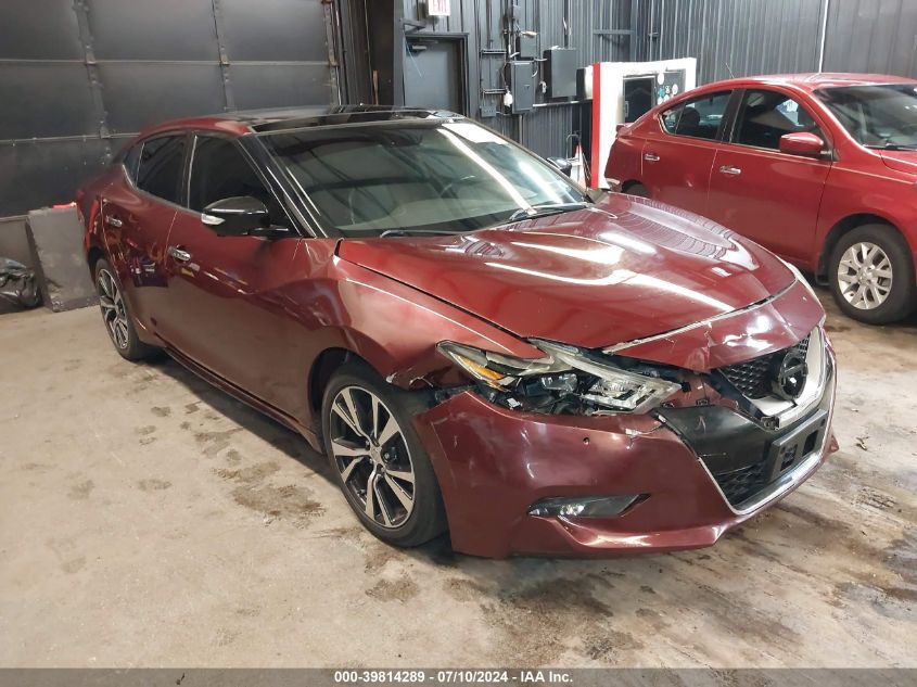 2016 NISSAN MAXIMA 3.5 PLATINUM/3.5 S/3.5 SL/3.5 SR/3.5 SV