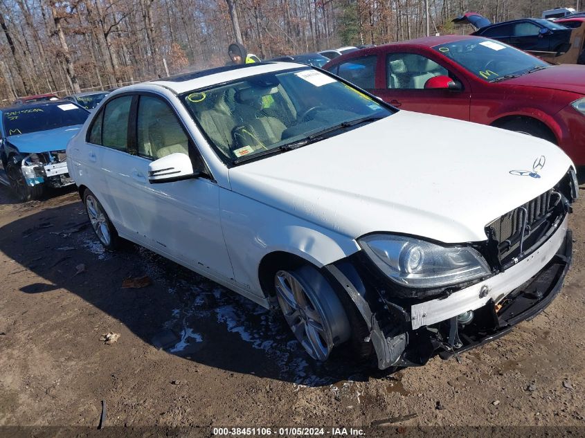 2012 MERCEDES-BENZ C 300 LUXURY 4MATIC/SPORT 4MATIC