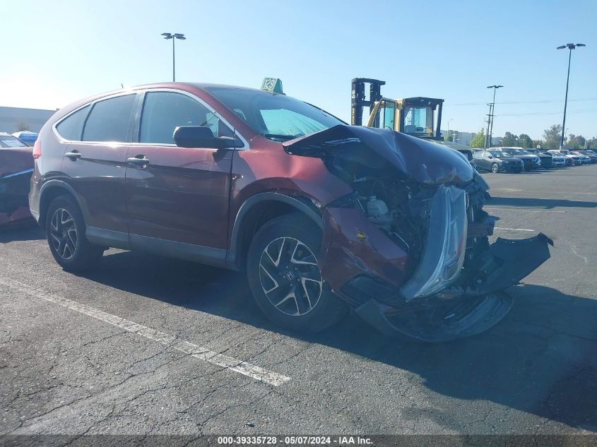 2016 HONDA CR-V SE