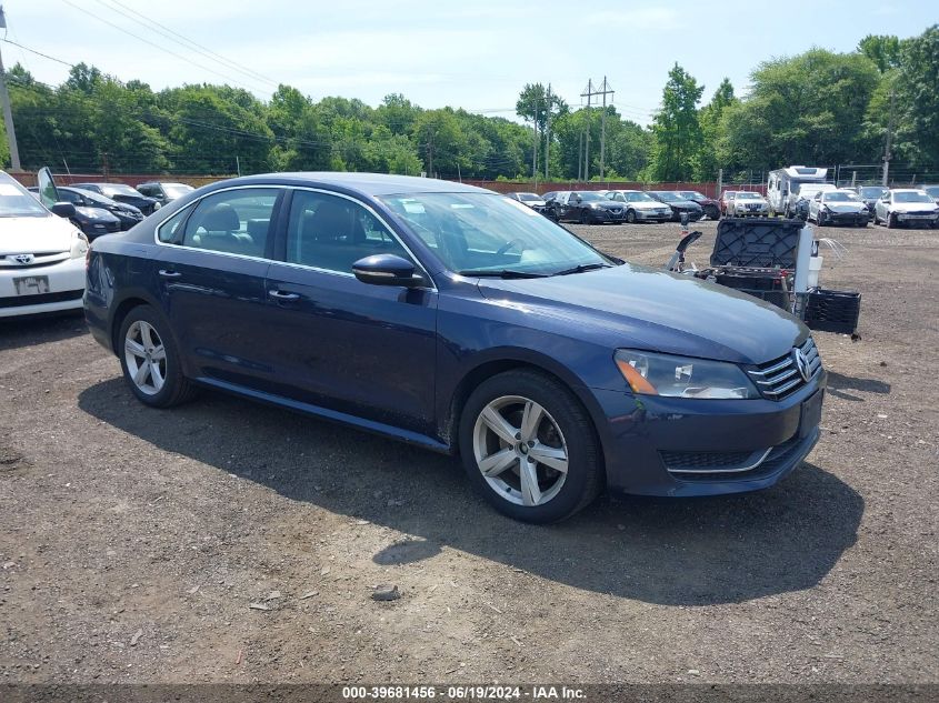 2012 VOLKSWAGEN PASSAT 2.5L SE